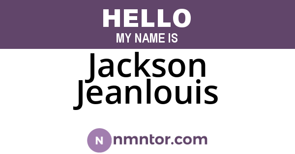 Jackson Jeanlouis