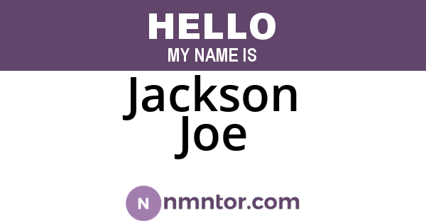 Jackson Joe