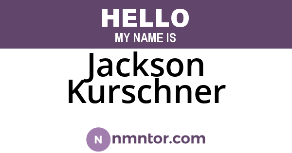 Jackson Kurschner