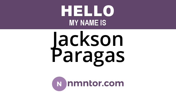 Jackson Paragas