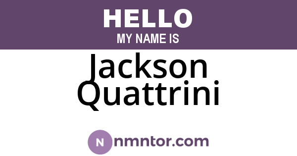 Jackson Quattrini