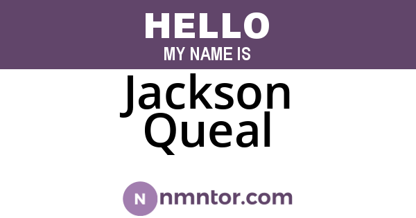 Jackson Queal