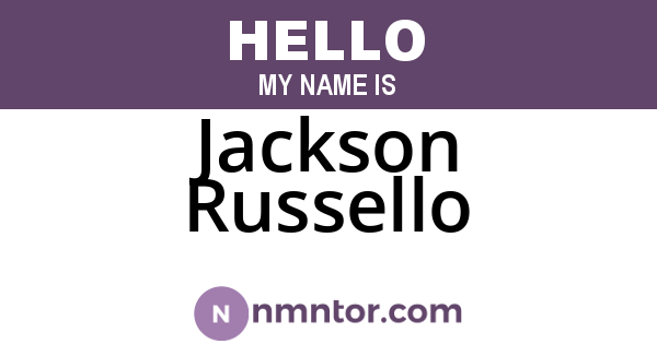 Jackson Russello