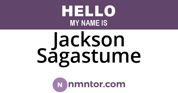 Jackson Sagastume