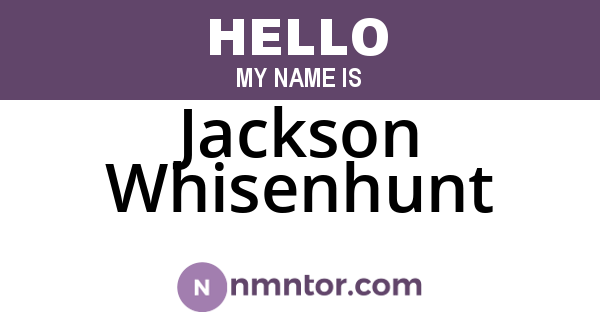 Jackson Whisenhunt
