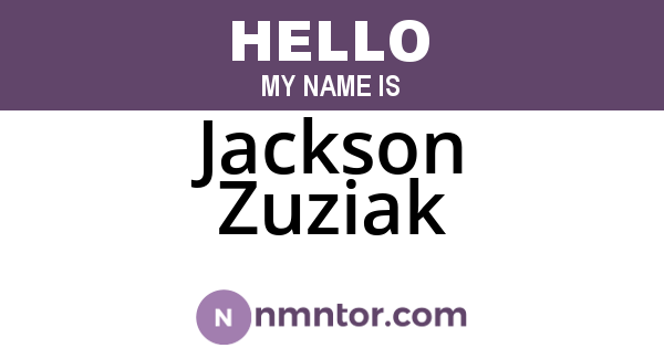 Jackson Zuziak