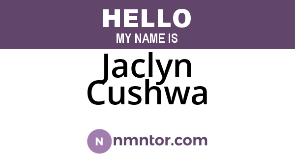 Jaclyn Cushwa