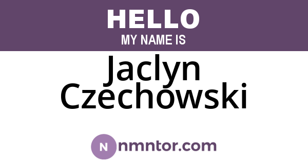 Jaclyn Czechowski
