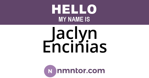 Jaclyn Encinias