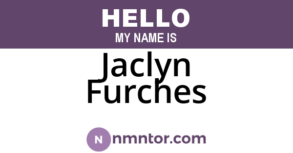 Jaclyn Furches