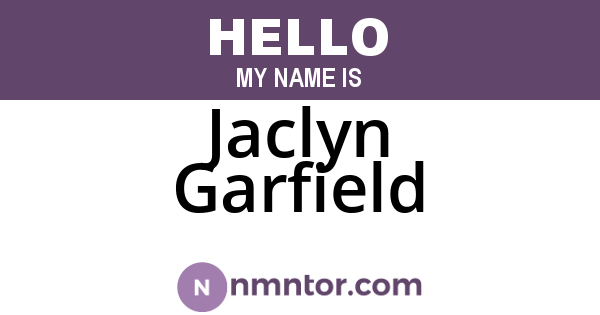 Jaclyn Garfield