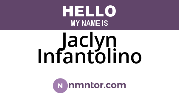 Jaclyn Infantolino