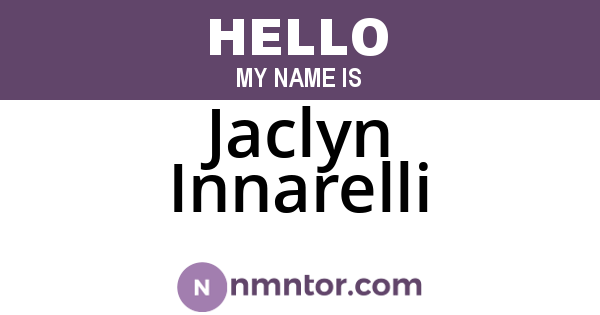 Jaclyn Innarelli