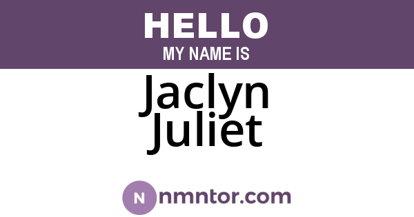 Jaclyn Juliet
