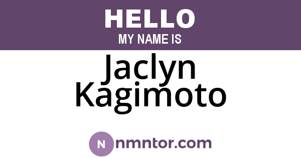 Jaclyn Kagimoto