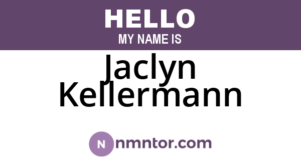 Jaclyn Kellermann