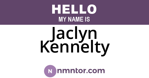 Jaclyn Kennelty