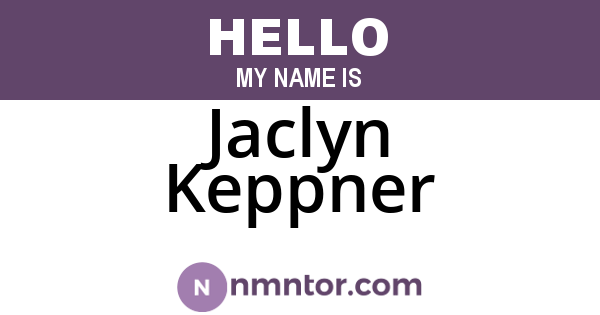 Jaclyn Keppner