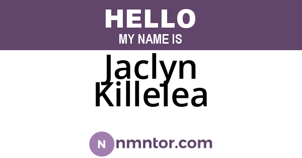 Jaclyn Killelea