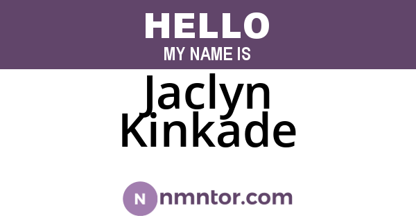 Jaclyn Kinkade