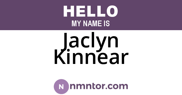 Jaclyn Kinnear