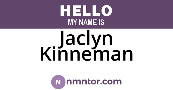 Jaclyn Kinneman