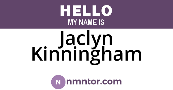 Jaclyn Kinningham