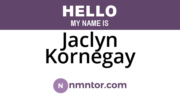 Jaclyn Kornegay