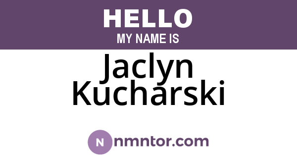 Jaclyn Kucharski