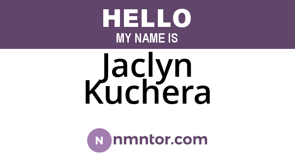 Jaclyn Kuchera