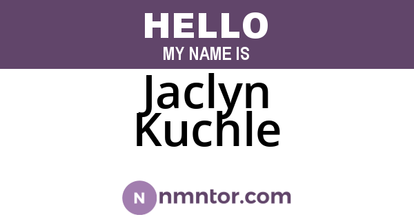 Jaclyn Kuchle