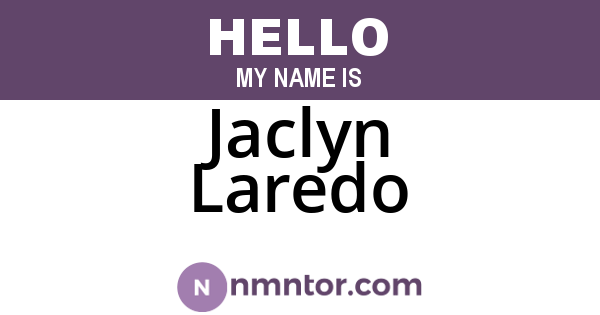 Jaclyn Laredo