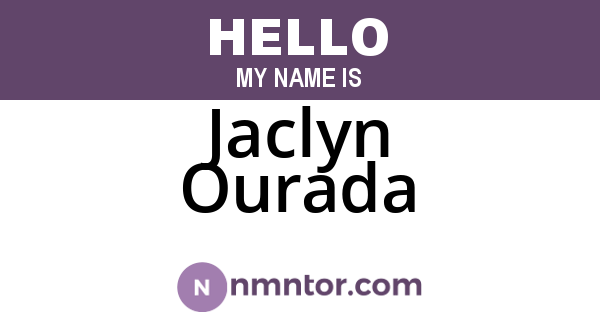 Jaclyn Ourada
