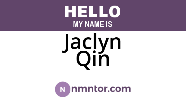 Jaclyn Qin