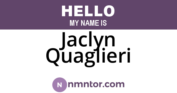 Jaclyn Quaglieri
