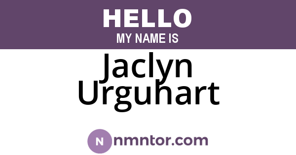 Jaclyn Urguhart