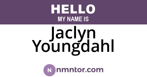 Jaclyn Youngdahl
