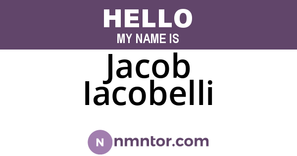 Jacob Iacobelli