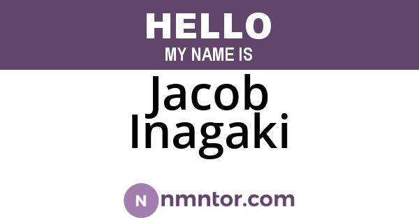 Jacob Inagaki