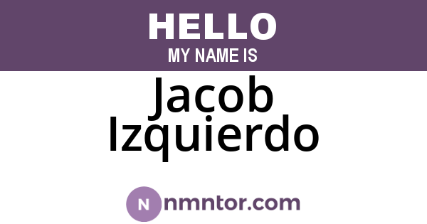 Jacob Izquierdo