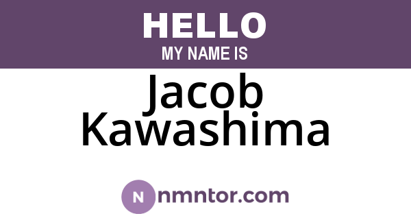 Jacob Kawashima
