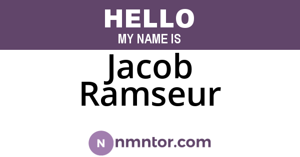 Jacob Ramseur