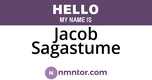 Jacob Sagastume