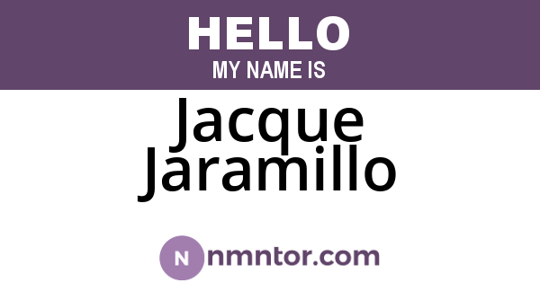 Jacque Jaramillo