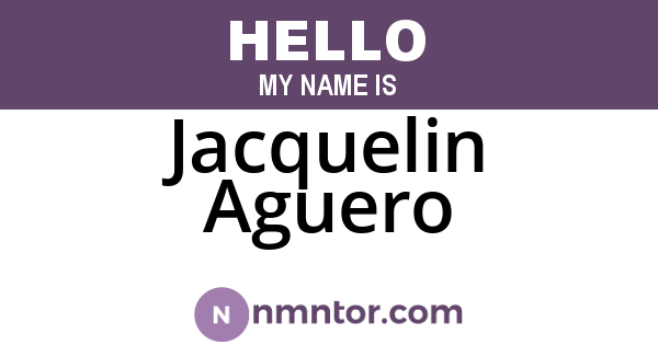 Jacquelin Aguero
