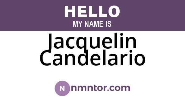 Jacquelin Candelario