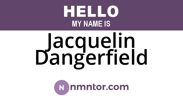 Jacquelin Dangerfield