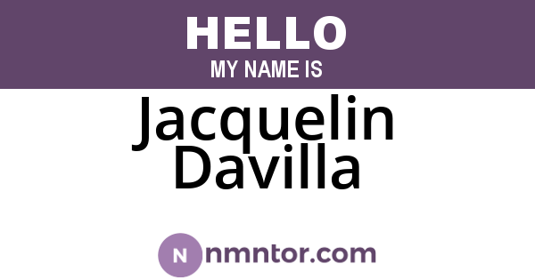 Jacquelin Davilla