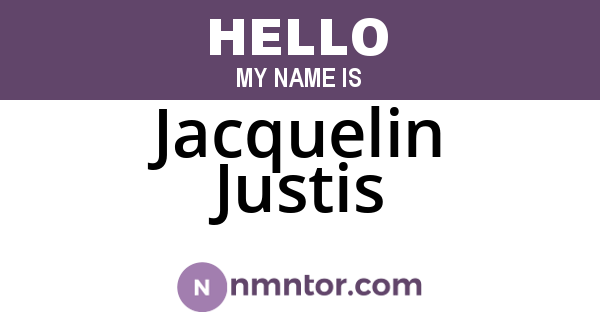 Jacquelin Justis