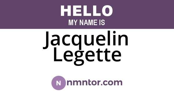 Jacquelin Legette